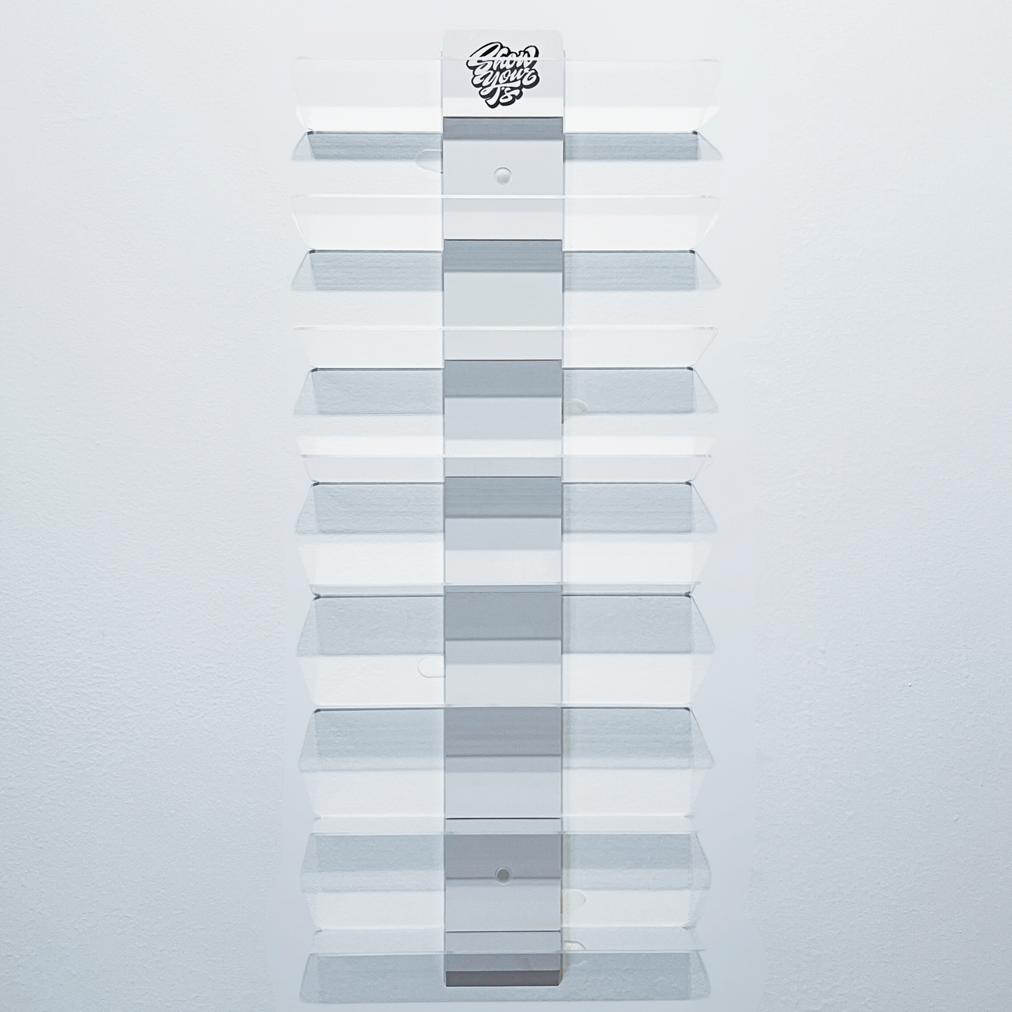 8-Shelf T-Shirt Organizer Display