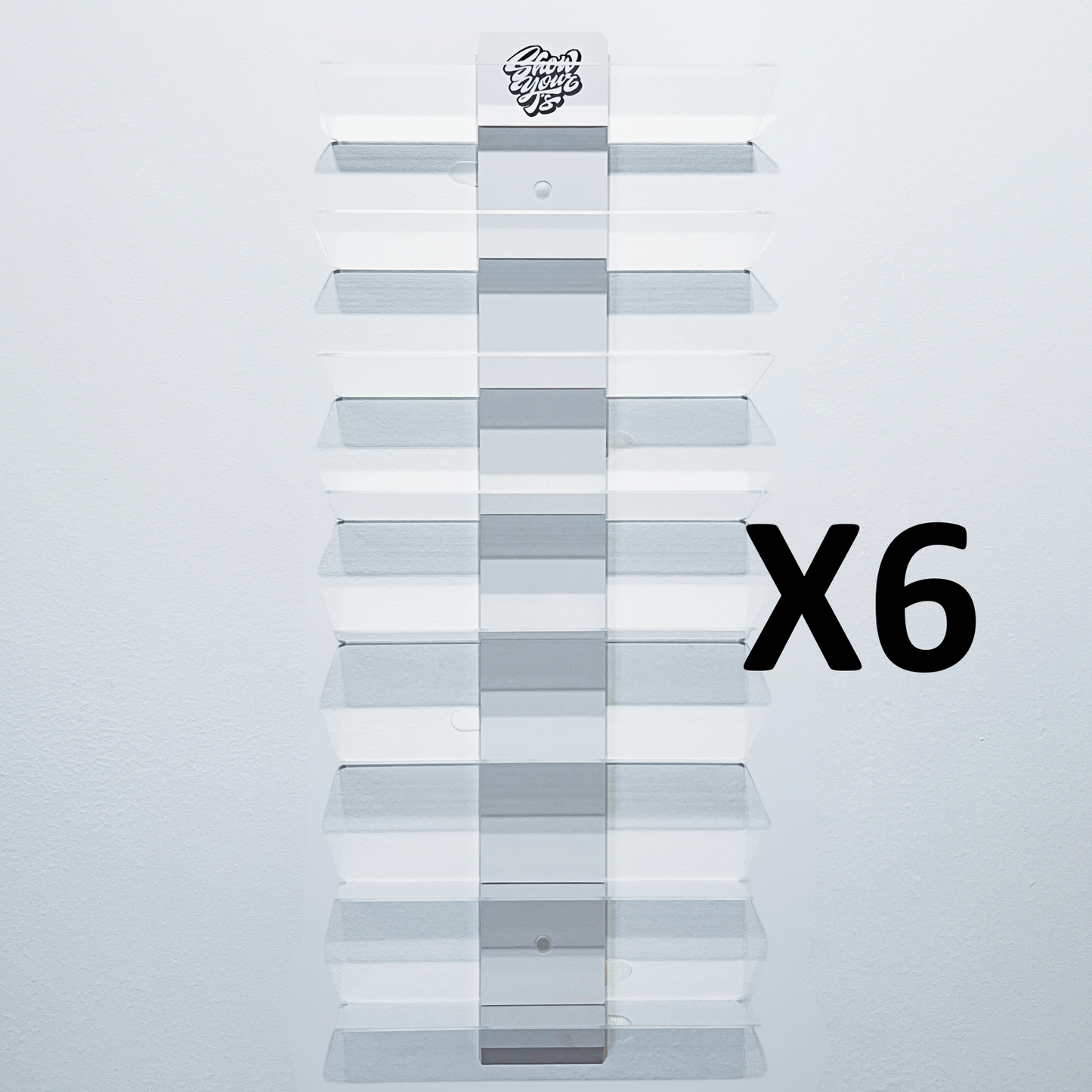 8-Shelf T-Shirt Organizer Display (SIX PACK)